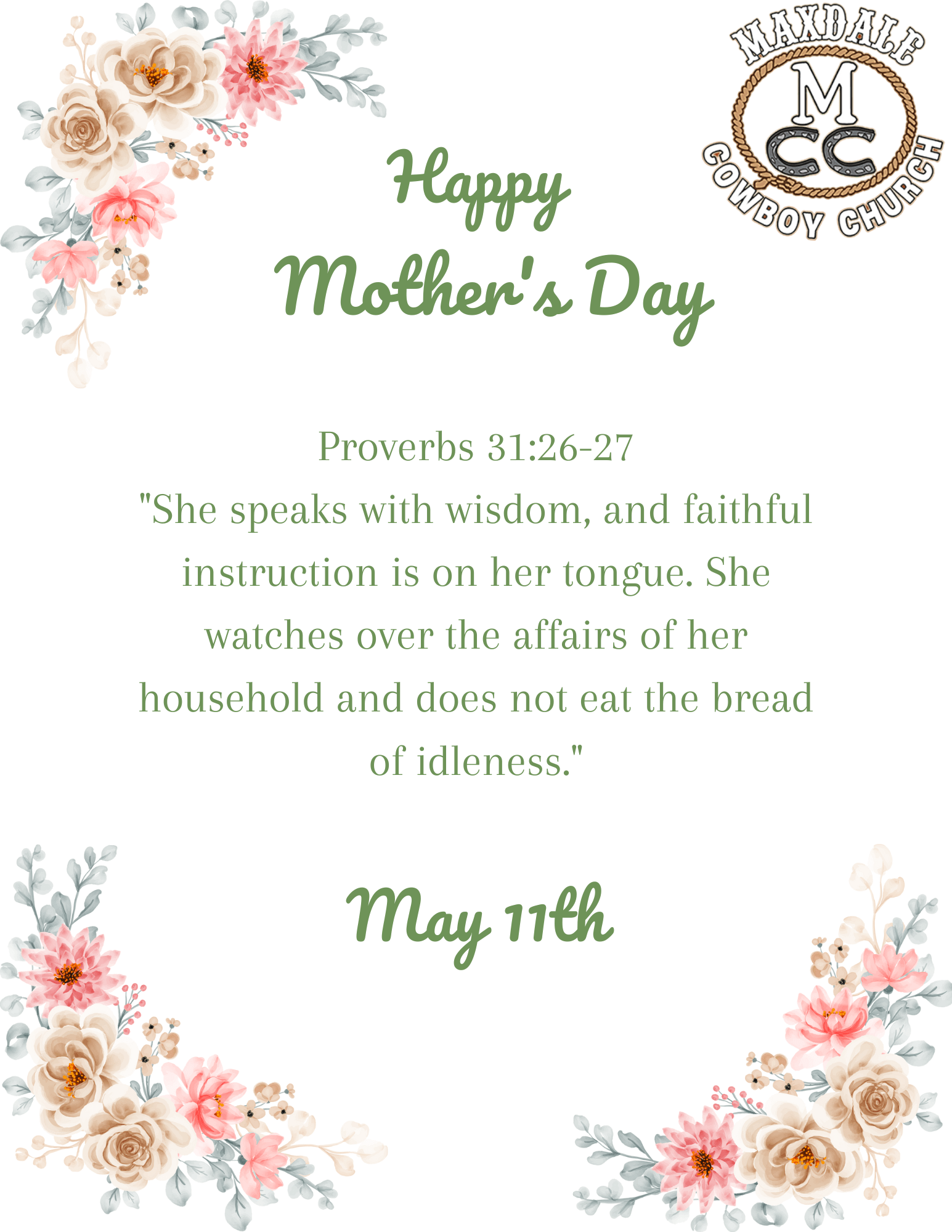 MOTHER'S DAY FLYER
